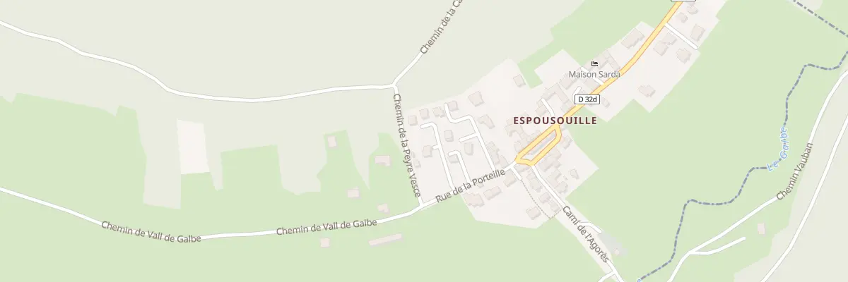 Plan du 22 Rue de la Porteille à Fontrabiouse