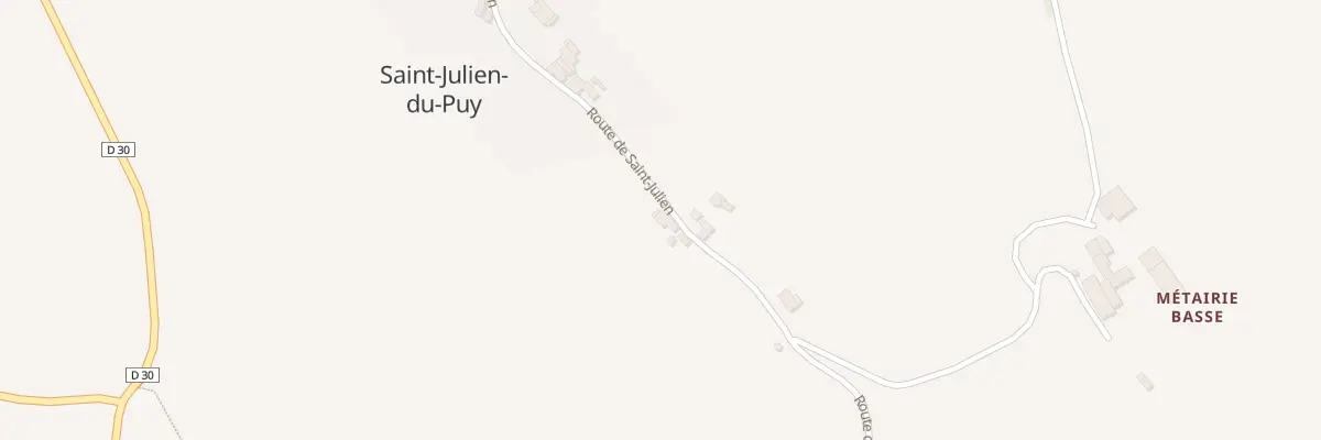 Plan du 686 Rte de Saint-Julien à Saint-Julien-du-Puy