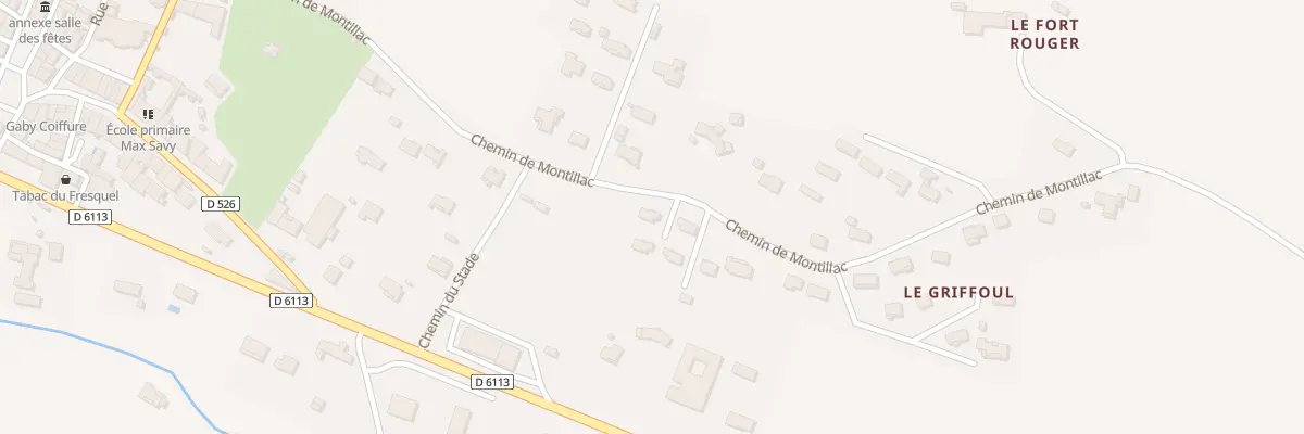 Plan du 16B Che de Montillac à Villepinte