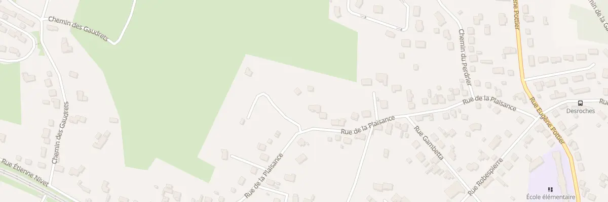 Plan du 45 Rue de la Plaisance à Vierzon