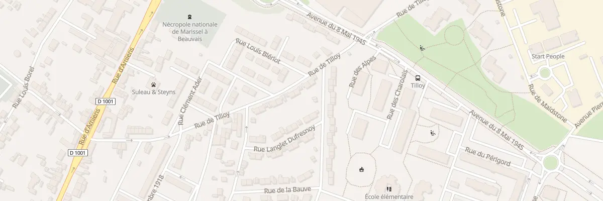 Plan du 42 Rue de Tilloy à Beauvais