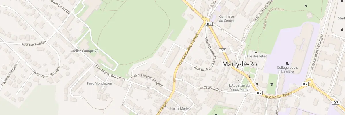 Plan du 9 Rue Alexandre Dumas à Marly-le-Roi