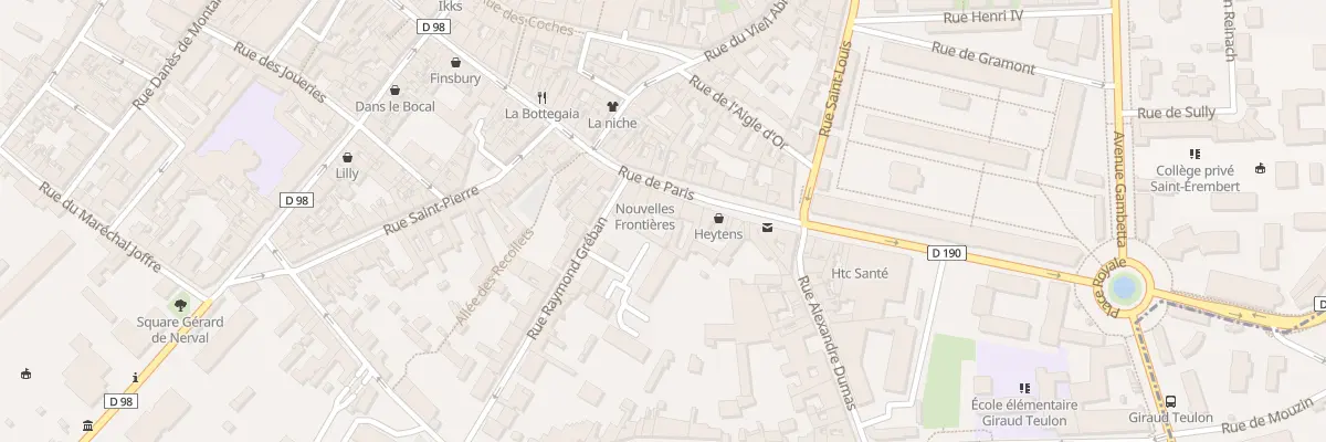 Plan du 56 Rue de Paris à Saint-Germain-en-Laye