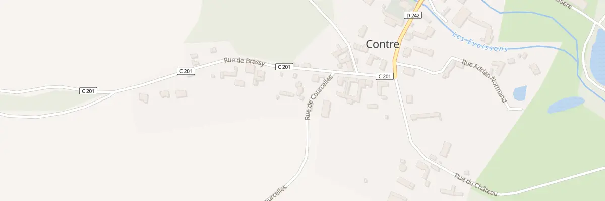 Plan du 5010 Rte de Courcelles à Contre