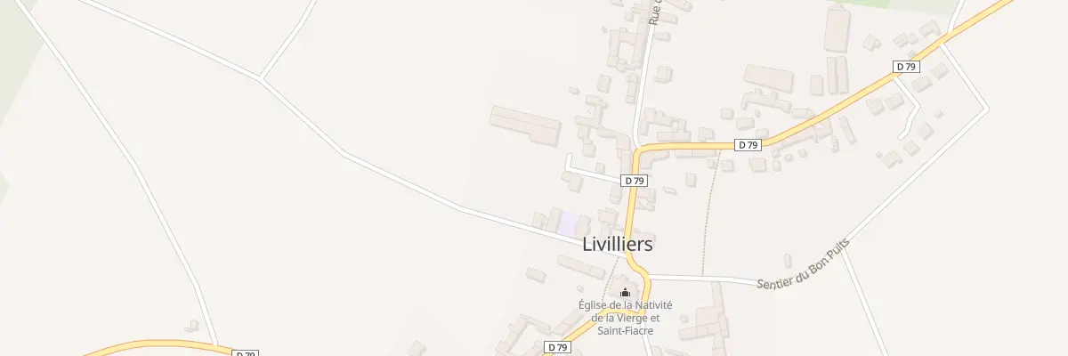 Plan du 6 Rue de la Chaise à Livilliers
