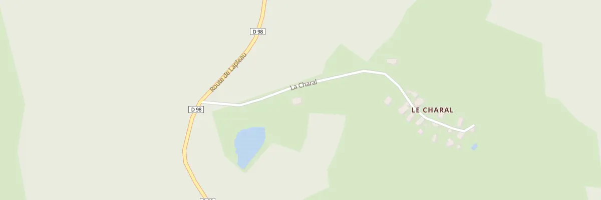 Plan du 5177 Les Quatre Routes à Saint-Merd-de-Lapleau