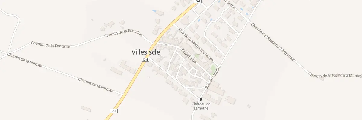 Plan du 5 Rue des Fleurs à Villesiscle