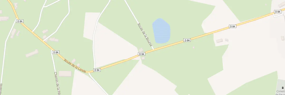 Plan du 18 Rte de La Lande à Feusines