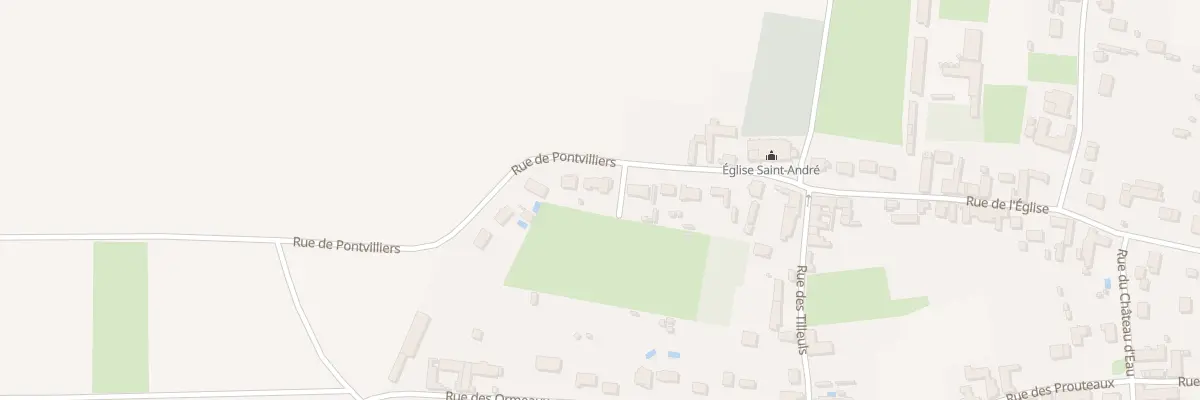 Plan du 7 Rte de Pontvilliers à Darvoy