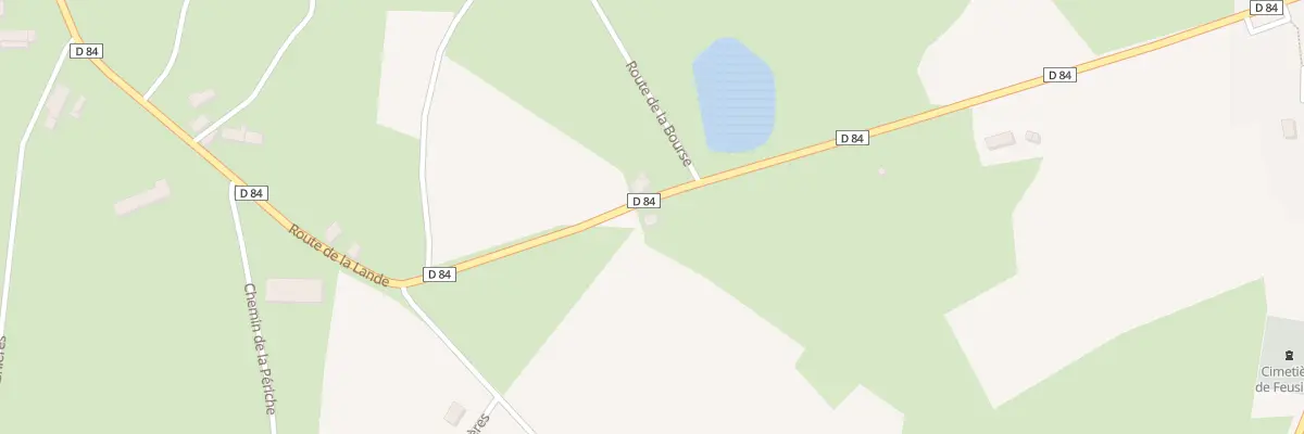 Plan du 5566 La Lande à Feusines