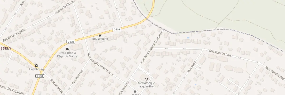 Plan du 12 Rue Paul Vaillant-Couturier à Magny-les-Hameaux
