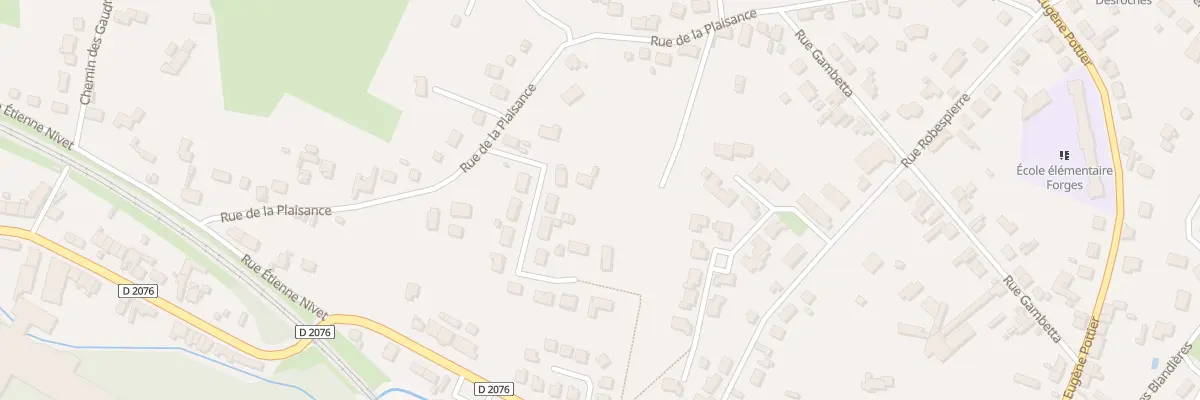 Plan du 32 Rue de la Plaisance à Vierzon