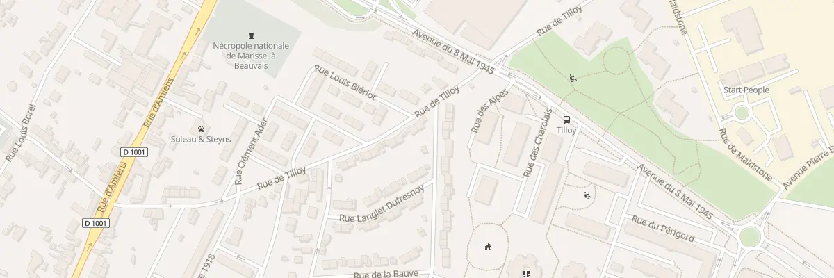 Plan du 44 Rue de Tilloy à Beauvais