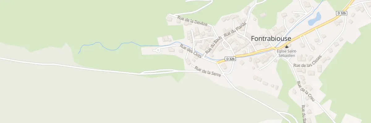 Plan du 91 Le Village à Fontrabiouse