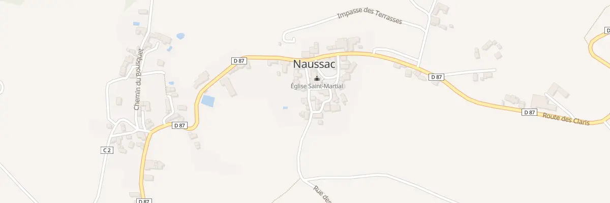 Plan du 5032 Naussac à Naussac