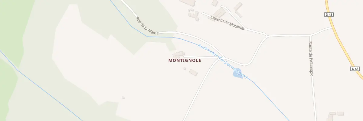 Plan du 5033 Montignole à Saint-Igest