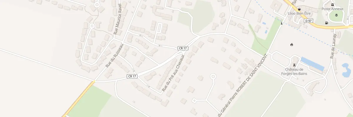 Plan du 30 Rue du Pré aux Chevaux à Forges-les-Bains