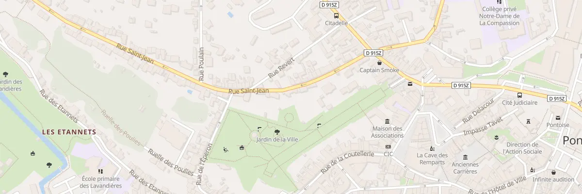 Plan du 7 Rue Saint Jean à Pontoise