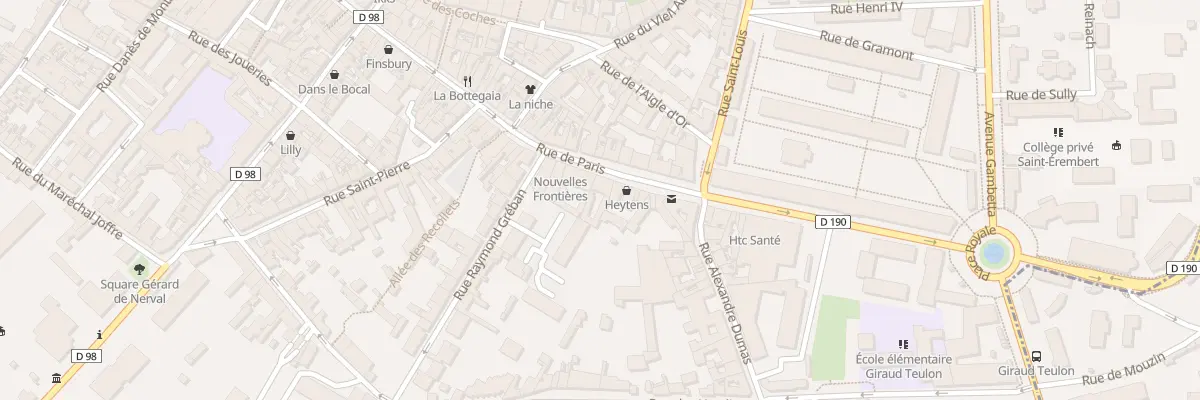 Plan du 58 Rue de Paris à Saint-Germain-en-Laye