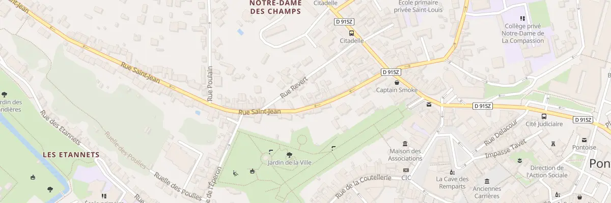 Plan du 24 Rue Saint Jean à Pontoise