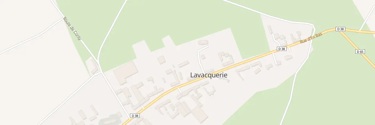 Plan du 13 Rue d’En Bas à Lavacquerie