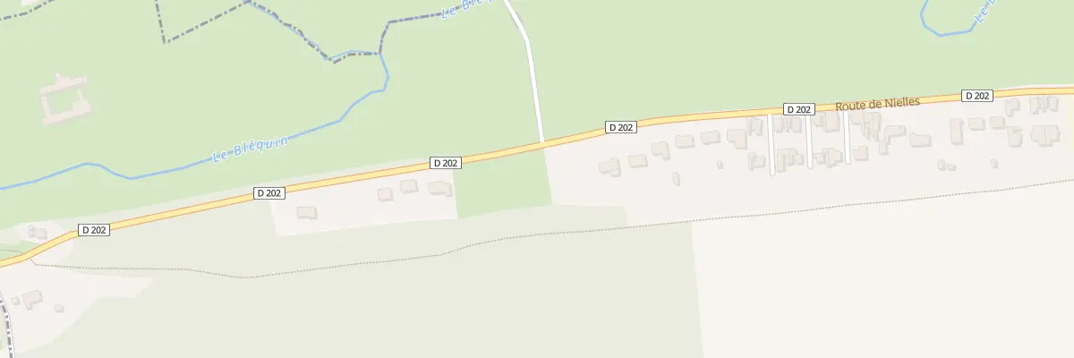 Plan du 55 Rte de Nielles à Lumbres