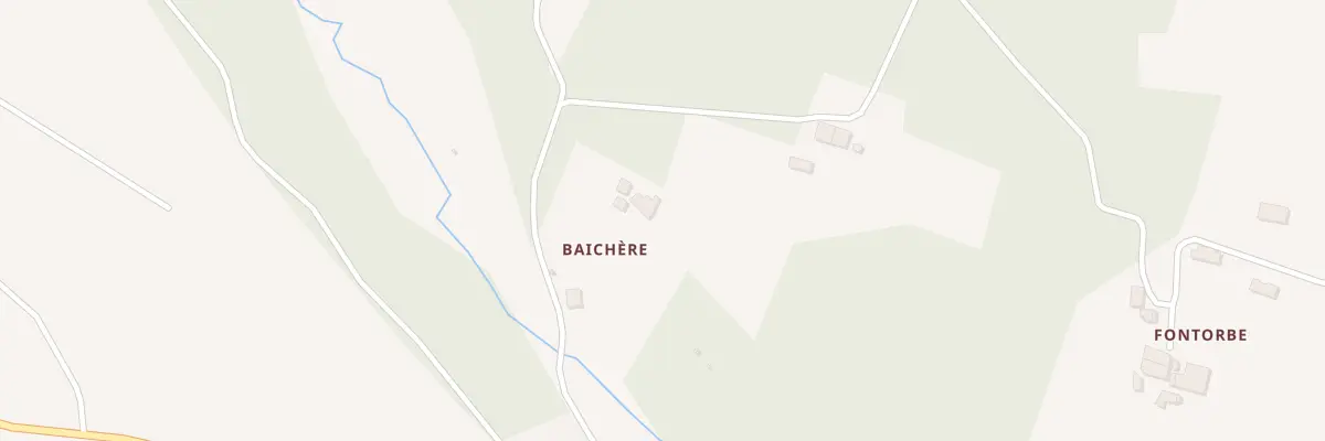 Plan du 118 Baichere à Villespy