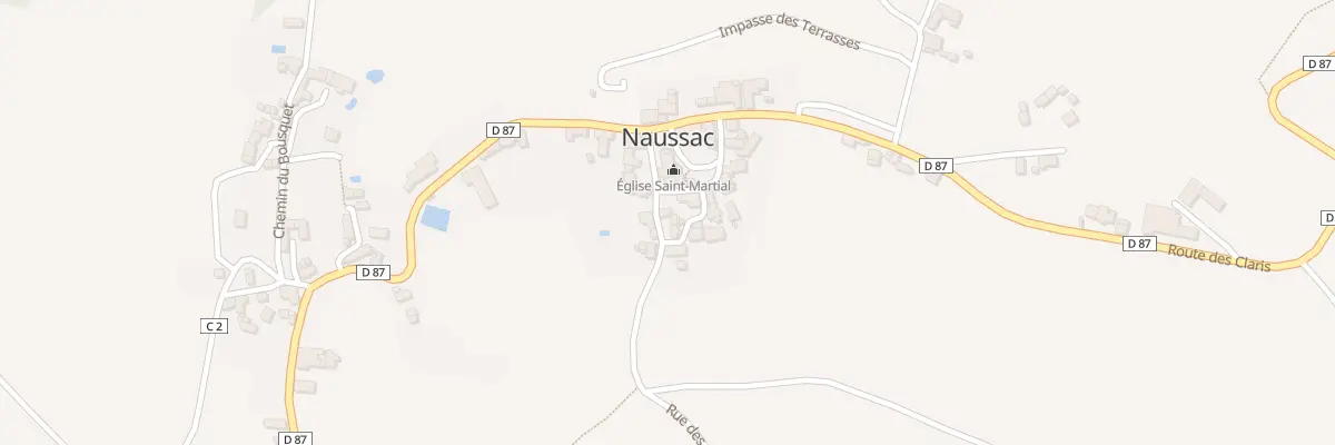 Plan du 5032A Naussac à Naussac