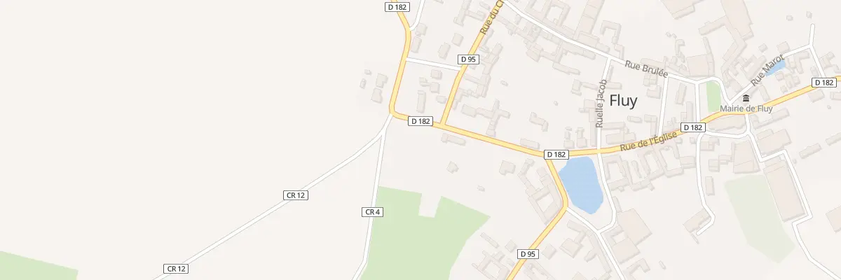 Plan du 16 Rue de la Gde Mare à Fluy