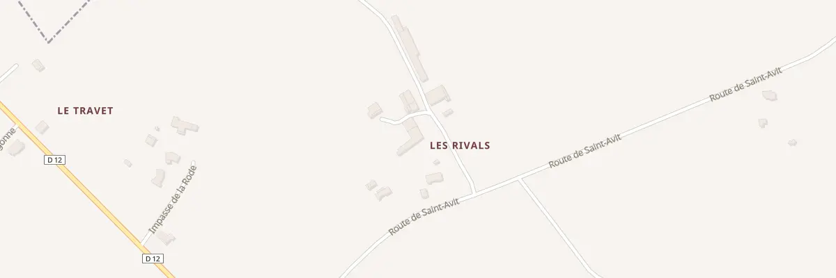 Plan du 5021 Rivals à Lagardiolle