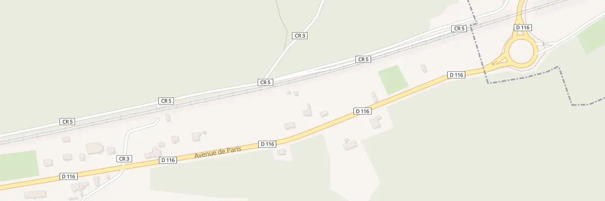 Plan du 1159 Av de Paris à Sermaise