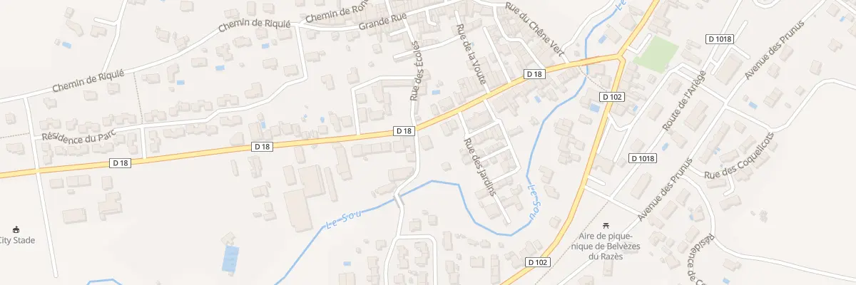 Plan du 149 Route de Bellegarde à Belvèze-du-Razès