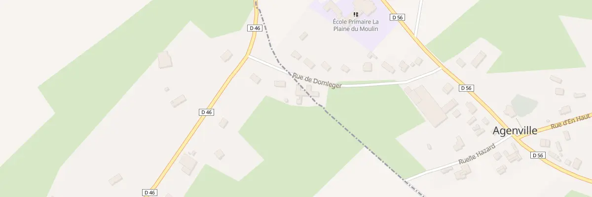 Plan du 2 Rle d’Agenville à Domléger-Longvillers