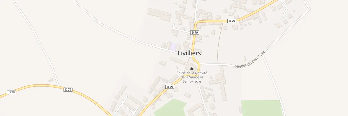 Plan du 3 La Sente de l’Ecole à Livilliers