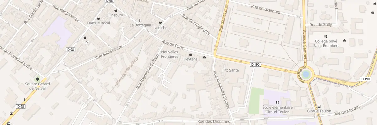 Plan du 64 Rue de Paris à Saint-Germain-en-Laye