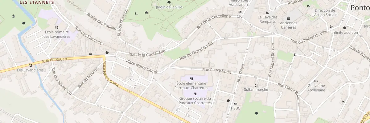 Plan du 92 Rue Pierre Butin à Pontoise