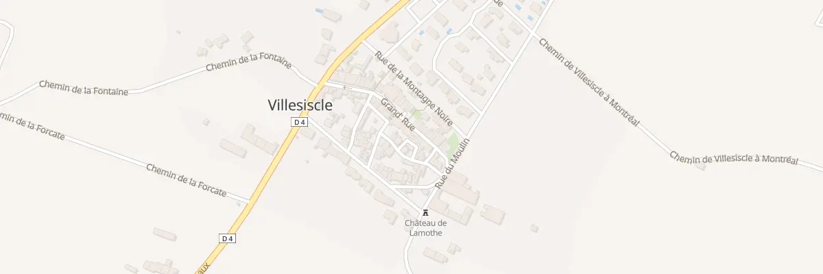 Plan du 1 Rue du Cherche Midi à Villesiscle