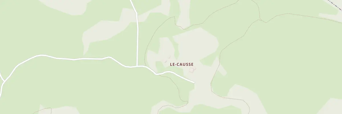 Plan du 5986 Le Causse à Sorèze