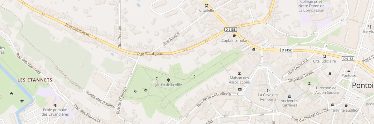 Plan du 5B Rue Saint Jean à Pontoise