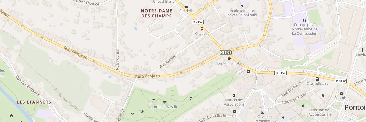 Plan du 20 Rue Saint Jean à Pontoise