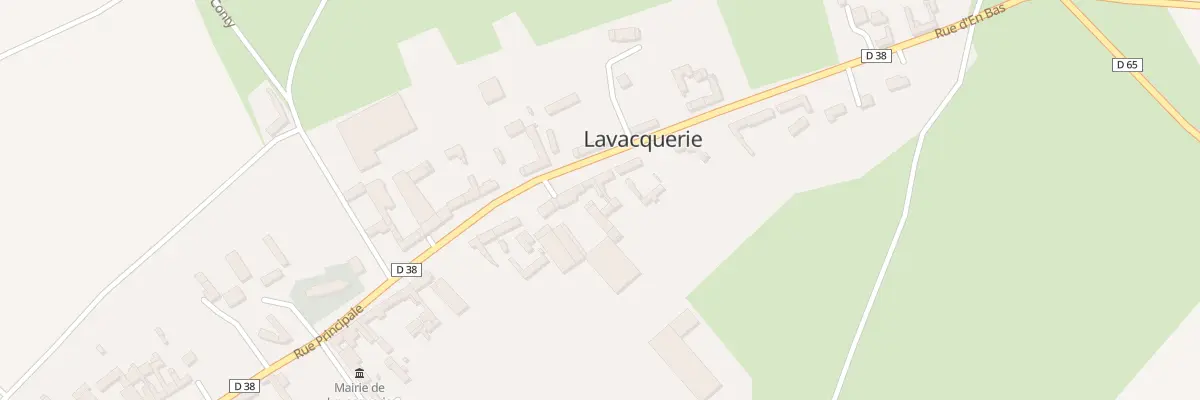 Plan du 14 Rue d’En Bas à Lavacquerie