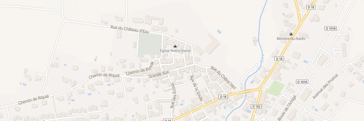 Plan du 4 Rue de l’Eglise à Belvèze-du-Razès