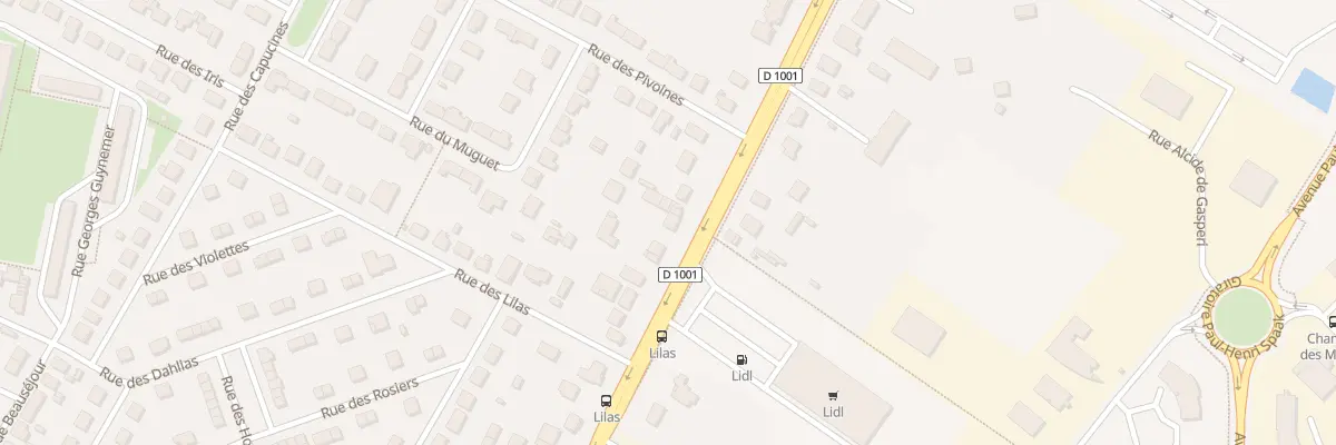 Plan du 135 Rue Marcel Dassault à Beauvais