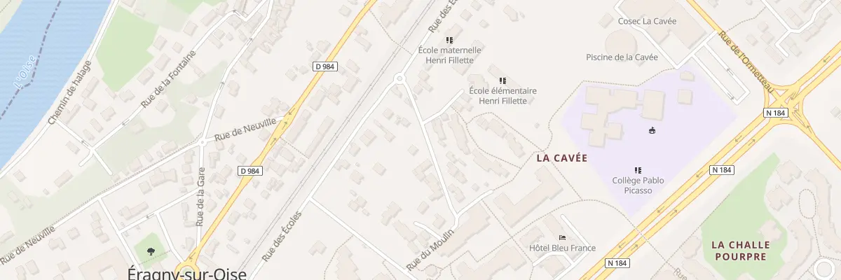 Plan du 2 Rue du Moulin à Éragny-sur-Oise