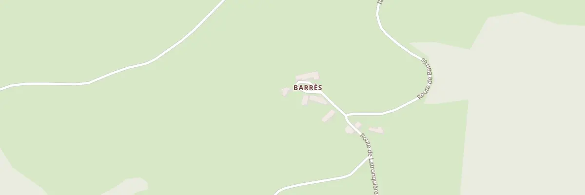 Plan du 5016 Barres à Labastide-du-Haut-Mont