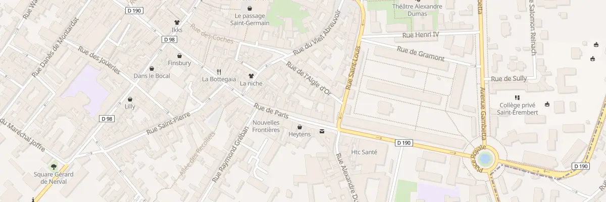 Plan du 55 Rue de Paris à Saint-Germain-en-Laye