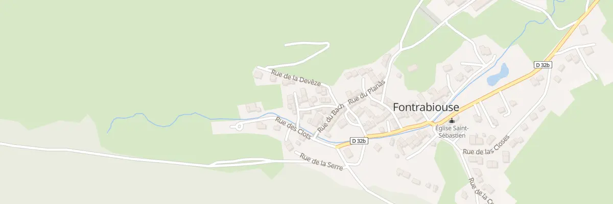 Plan du 20 Le Village à Fontrabiouse