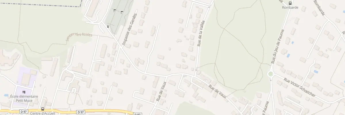 Plan du 24 Rue de Vaux à Forges-les-Bains