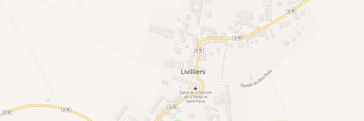 Plan du 8 Rue de la Chaise à Livilliers