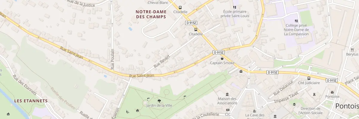 Plan du 16 Rue Saint Jean à Pontoise